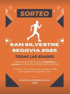 📚 + 🏃‍♂️ = 🎁

Estudia en Abracadabra English y apúntate a la San Silvestre Segoviana 2025 para entrar en el sorteo de 30€ en Deportes Lalo.

¡Corre y participa!

ORGANIZA:
Club Atlético Joaquín Blume

INSTITUCIONES:
@ayuntamientosegovia
@imdsegovia
@diputaciondesegovia

PATROCINADOR PRINCIPAL:
@naturpellet

COCHE OFICIAL DE LA PRUEBA:
@hyundaiesp
@hyundaisegohyun

PATROCINADORES:
@fundacioncajaruraldesegovia
@bigmatabanera
@clinicamedicagoya
@maxcolchon.es
@aluminiosluismig
@gestoriacuestaperez
@brualdissg20
@cocacola_esp
@tiendamundolaboral
@huercasa
@gadis.supermercados
@miguelanezgentedulce
@disenium.confort
@restaurantecasaressegovia
@english.abracadabra
@radalki

COLABORADORES:
@drinseguridad
@dimeserviciosasistenciales
@nievaline
@centronexusegovia
@ambientair.es

MEDIOS DE COMUNICACIÓN OFICIALES:
@radiosegoviacadenaser
@Los40segovia

COLABORADOR FOTOGRÁFICO
@sonrisasdelacalle_fotografia