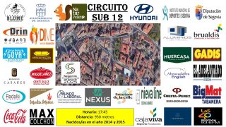 Circuito Sub12

Horario 17:45h

SUB12 (nacidos/as en el año 2014 y 2015).

Distancia: 950 metros.

ORGANIZA:
Club Atlético Joaquín Blume

INSTITUCIONES:
@ayuntamientosegovia
@imdsegovia
@diputaciondesegovia

PATROCINADOR PRINCIPAL:
@naturpellet

COCHE OFICIAL DE LA PRUEBA:
@hyundaiesp
@hyundaisegohyun

PATROCINADORES:
@fundacioncajaruraldesegovia
@bigmatabanera
@clinicamedicagoya
@maxcolchon.es
@aluminiosluismig
@gestoriacuestaperez
@brualdissg20
@cocacola_esp
@tiendamundolaboral
@huercasa
@gadis.supermercados
@miguelanezgentedulce
@disenium.confort
@restaurantecasaressegovia
@english.abracadabra
@radalki

COLABORADORES:
@drinseguridad
@dimeserviciosasistenciales
@nievaline
@centronexusegovia
@ambientair.es

MEDIOS DE COMUNICACIÓN OFICIALES:
@radiosegoviacadenaser
@Los40segovia

COLABORADOR FOTOGRÁFICO
@sonrisasdelacalle_fotografia
