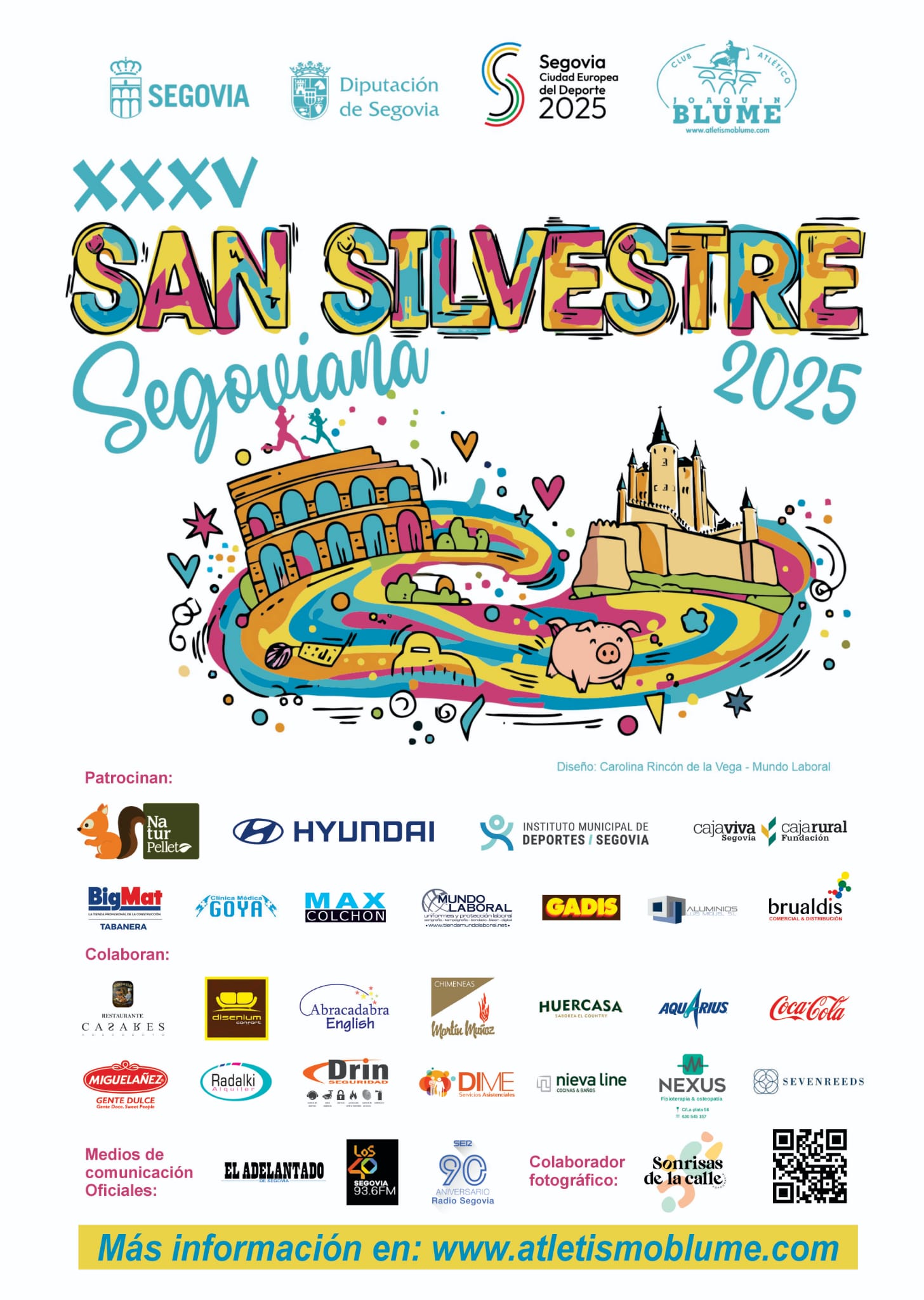 Cartel San Silvestre Segoviana