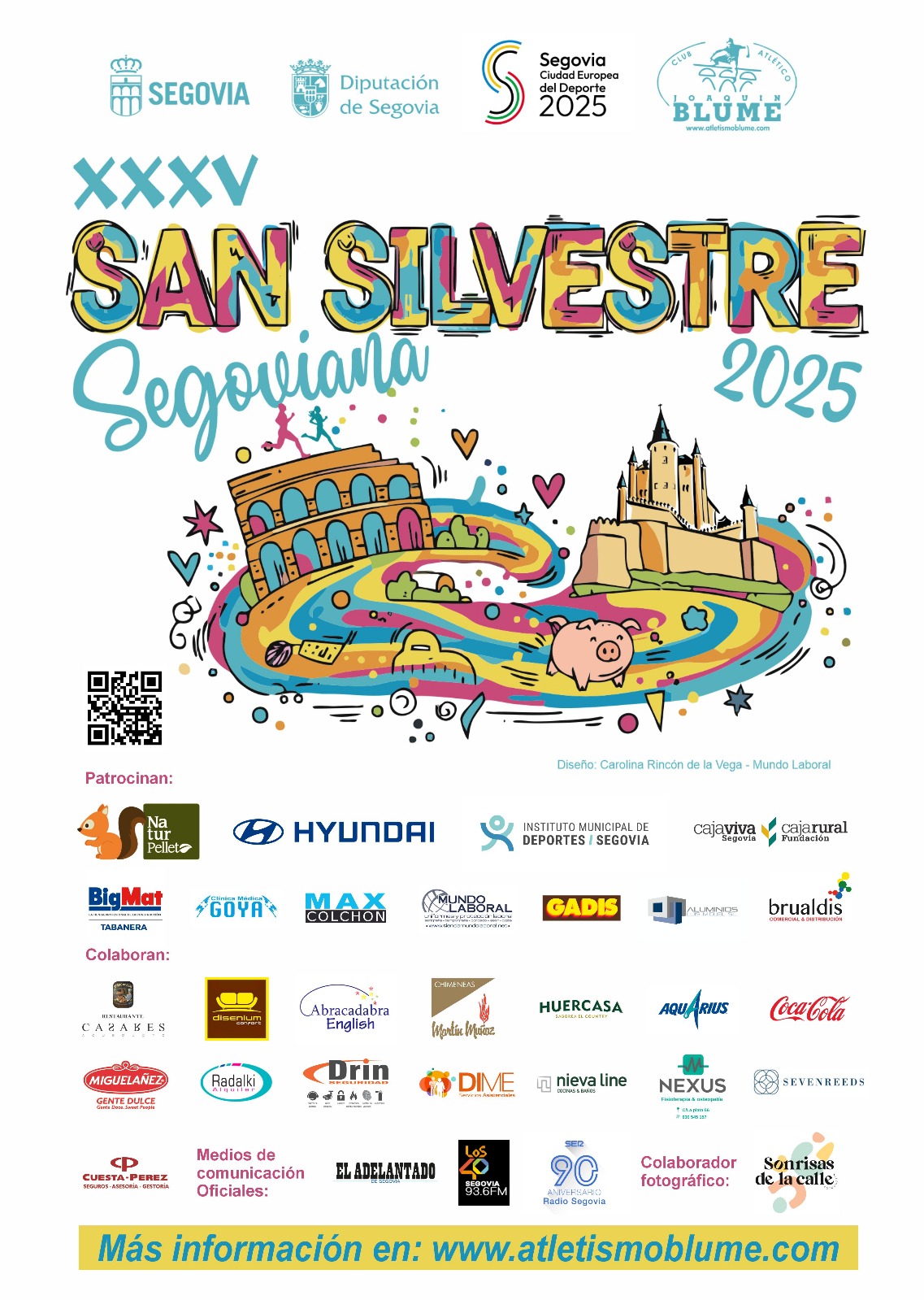 Cartel San Silvestre Segoviana
