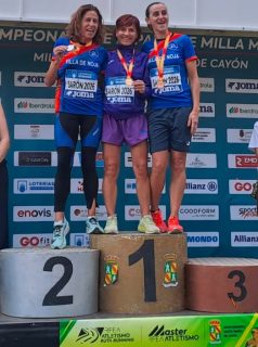 🥇🔥 La atleta del C.A.J.Blume, Sonia de la Calle Gómez, se proclama campeona de España en milla máster 🥇🔥 
📍 Sarón (Cantabria), 📅 23 de mayo de 2026 
La atleta del C.A.J.Blume, Sonia de la Calle Gómez, se ha proclamado campeona de España 🇪🇸 en la prueba de milla F55 con un tiempo de 6:01 en el Campeonato de España de Milla Master celebrado el 23 de mayo en Sarón (Cantabria). 
¡Enhorabuena, Sonia De La Calle!
Resultados: 
Milla F55
🥇 1ª Sonia de la Calle Gómez ⏱️ 6:01🏃‍♀️
